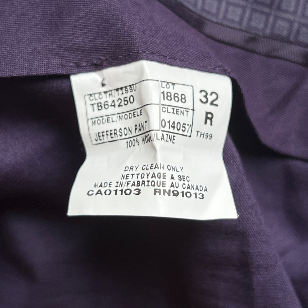Ted Baker London Purple Dress Pants